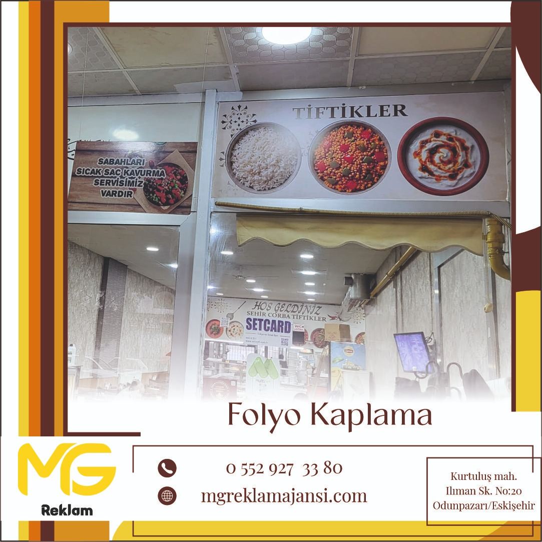 Folyo Kaplama - MG Reklam Ajansı, Eskişehir