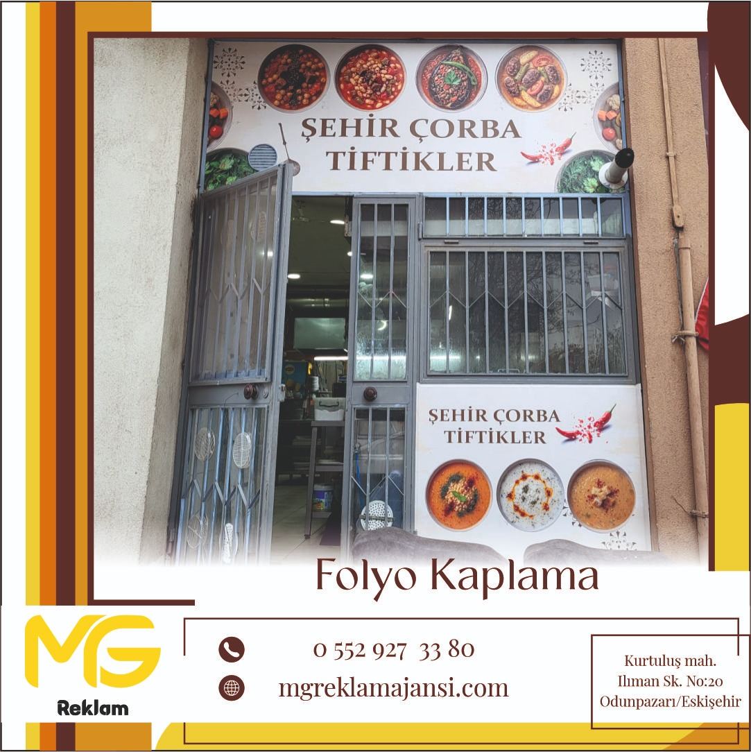 Folyo Kaplama - MG Reklam Ajansı, Eskişehir