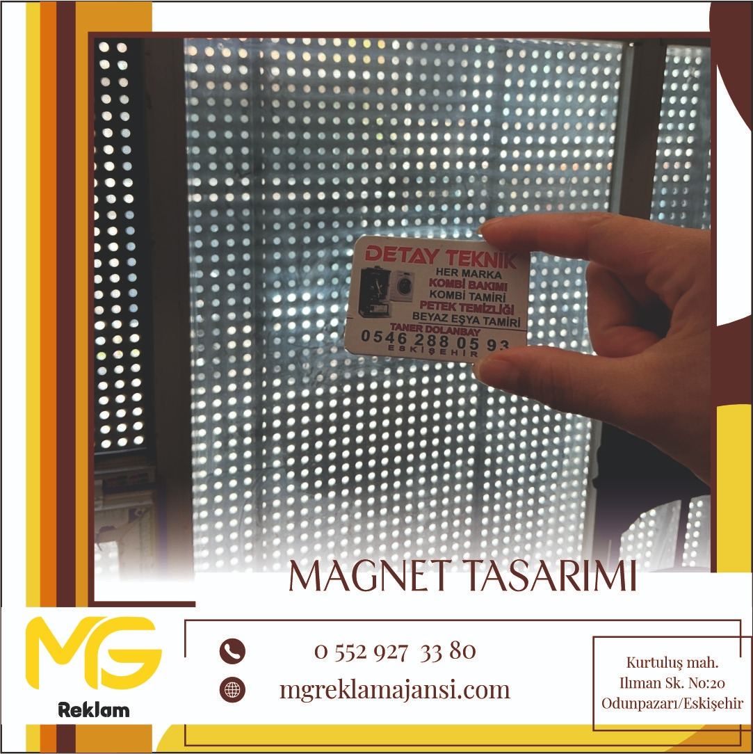 Magnet Tasarımı - MG Reklam Ajansı, Eskişehir