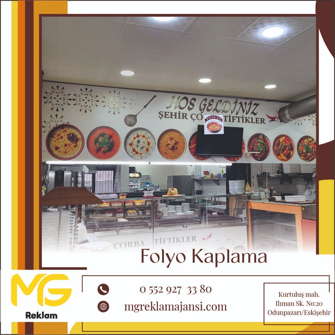Folyo Kaplama - MG Reklam Ajansı, Eskişehir